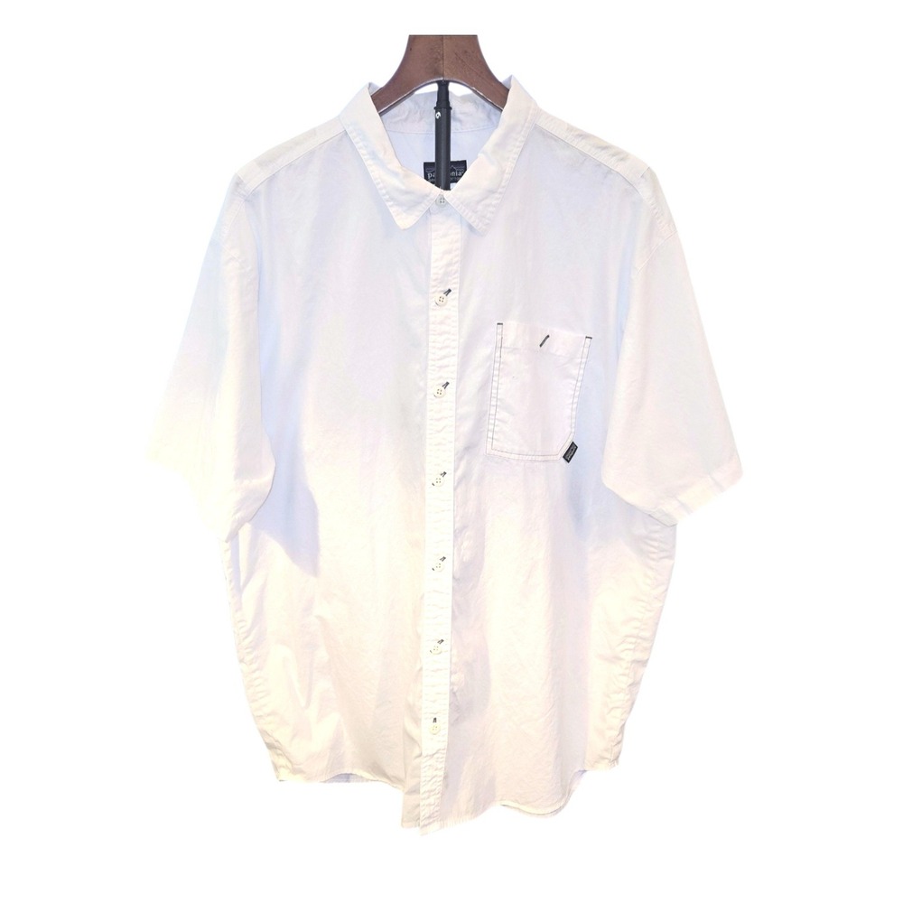 Patagonia Go-To Shirt Mens XXL White 100% Organic Cotton Short Sleeve 52691-S6